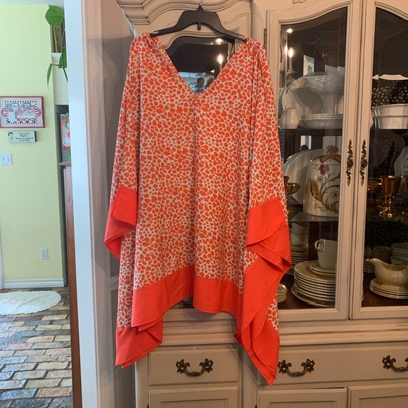Mud Pie Dresses & Skirts - Mud Pie Bag Lady Collection animal print Dress Swim Cover Up L. Can fit as an XL